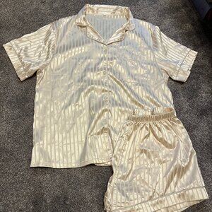 Champagne-pink matching pajama set